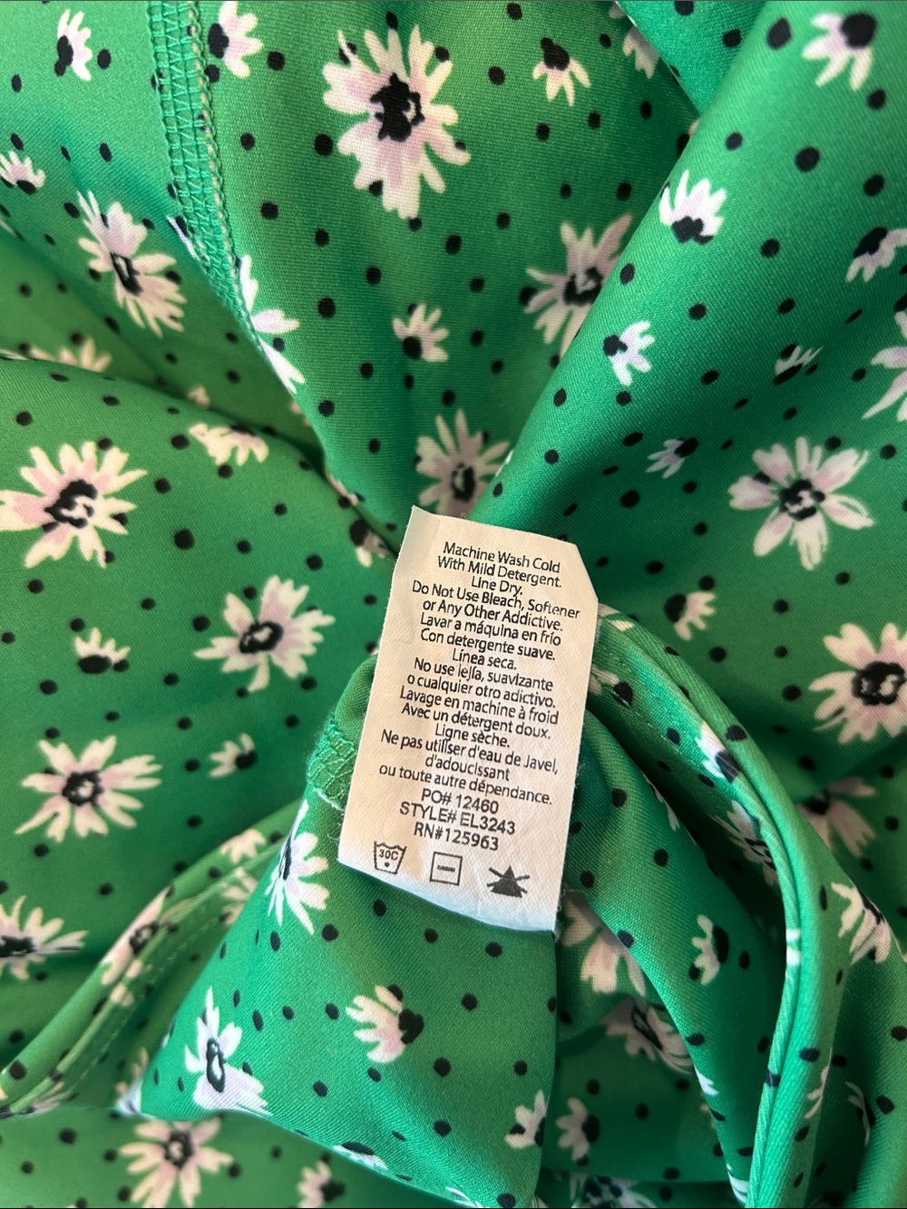 BEYOND YOGA High Waisted Midi Leggings in Honeydew Daisies - Picture 14 of 14